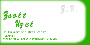 zsolt uzel business card